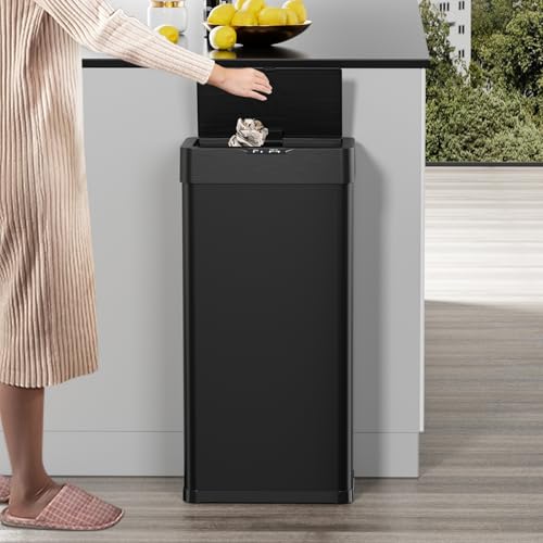 16 Gallon Motion Sensor Trash Can F516
