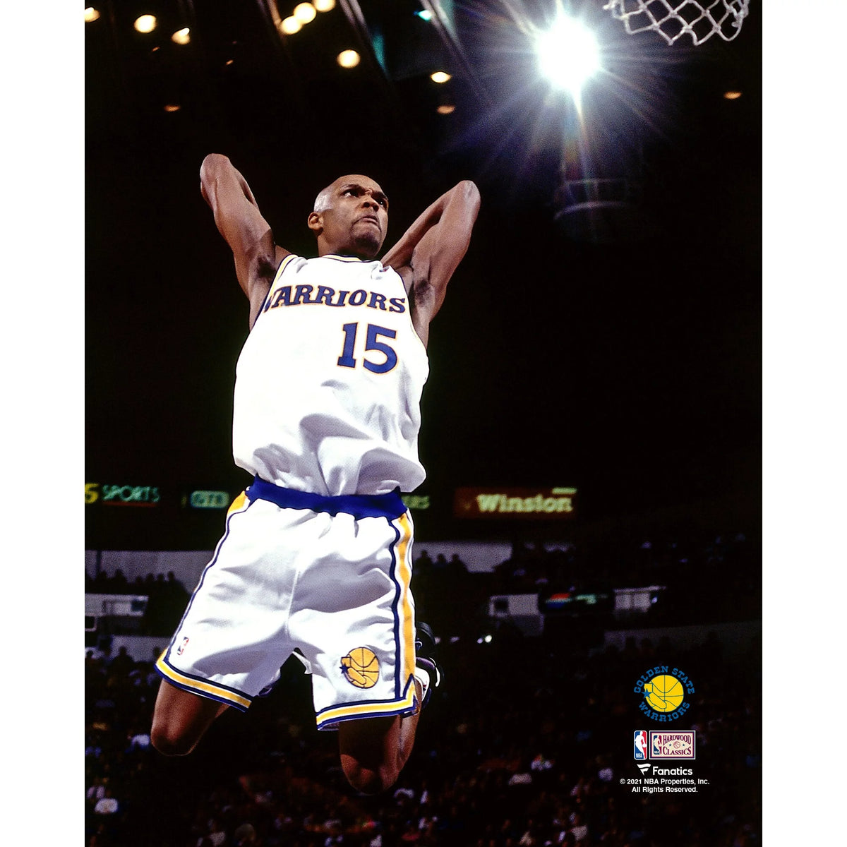 Warriors Two-Handed Signature Slam Dunk Photograph I258