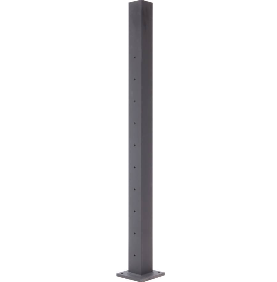 Textured Black Cable Stair Middle Post I80959