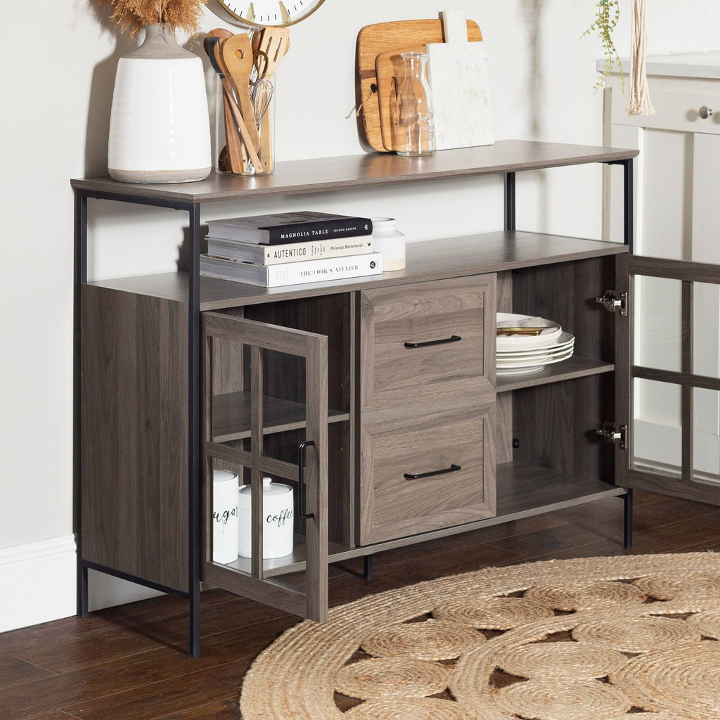 3-Door Buffet Dark Walnut H11700