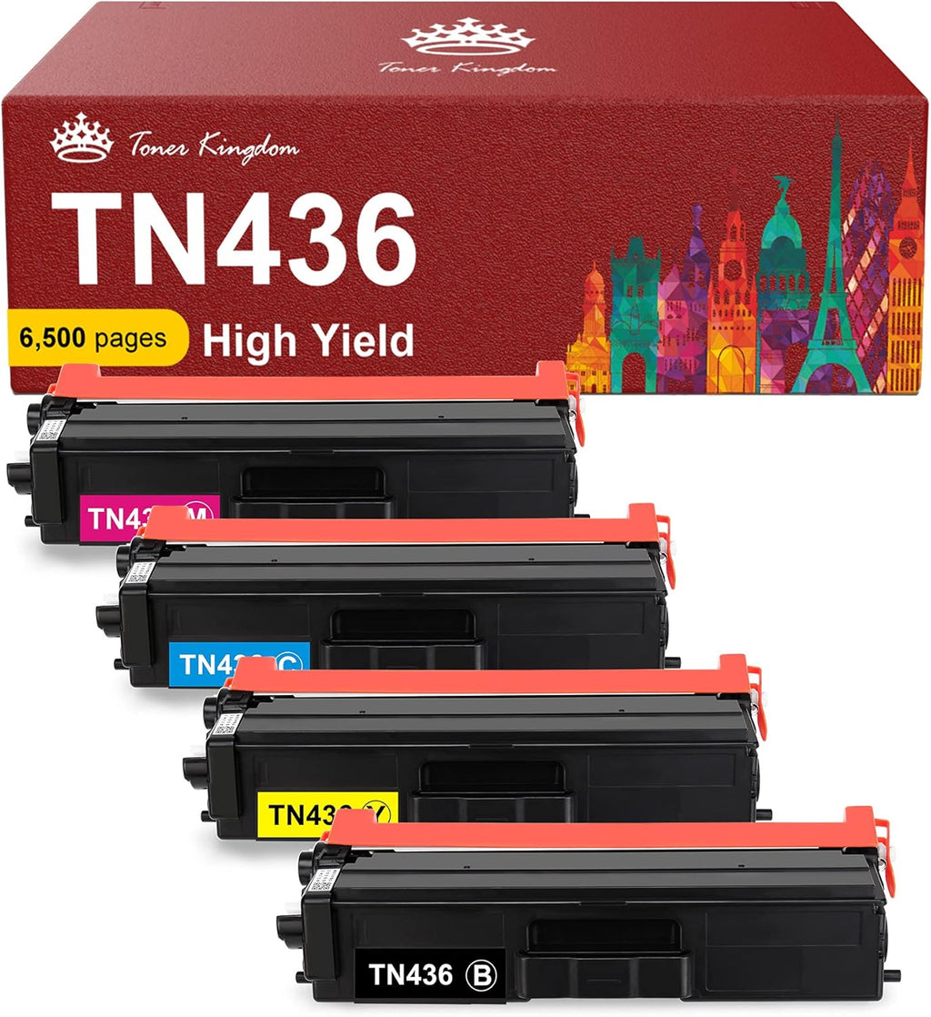 Compatible Toner Cartridge for Brother Printer (4 Packs) L6431