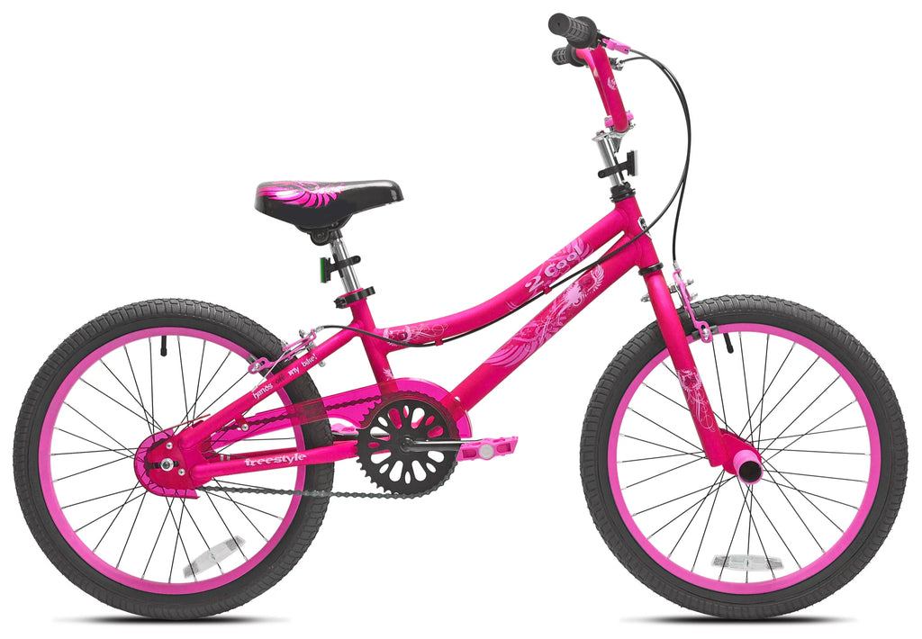 20 In. Pink BMX Bike V86051