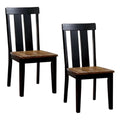 Black Wood Dining Chair Set of 2 M9891