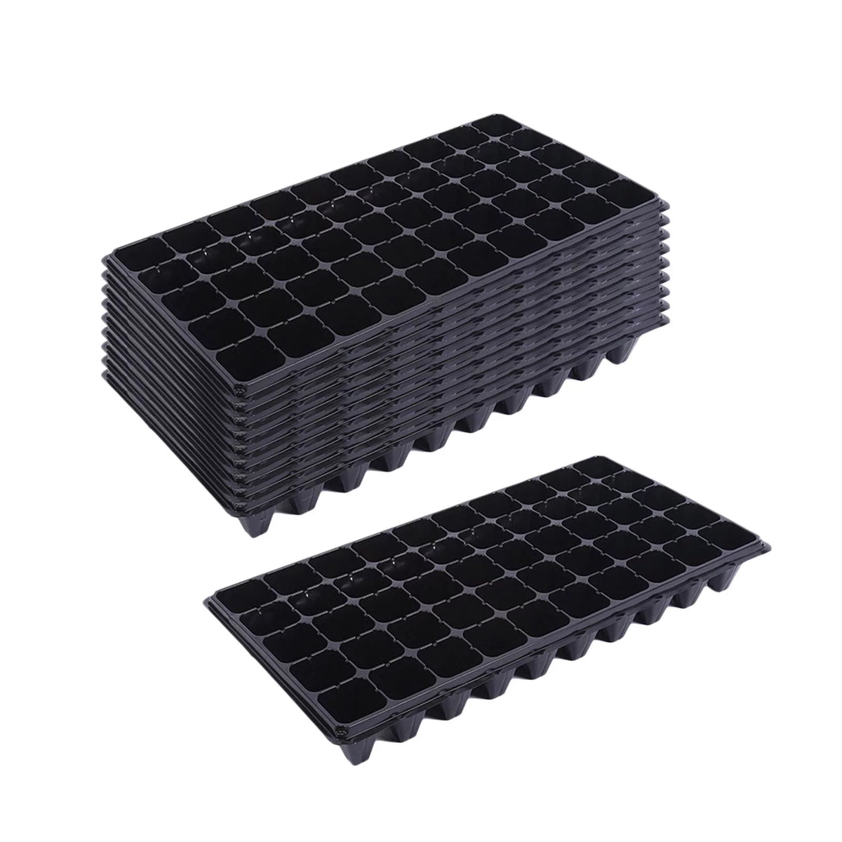 10 Pieces Seedling Trays with Holes Y196621