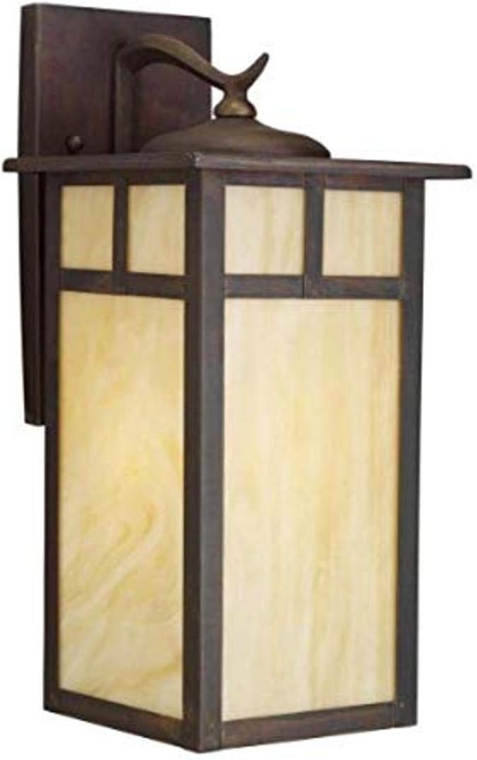 Solid Brass Outdoor Wall Sconce Lighting, 100 Total Watts, 11.5 Height N861773