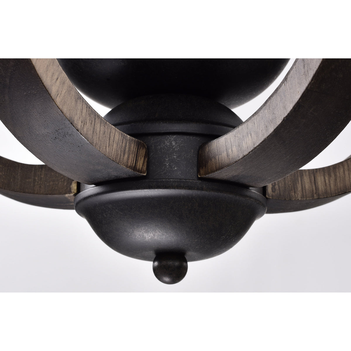 3-Light Wooden Pendant Lighting H530