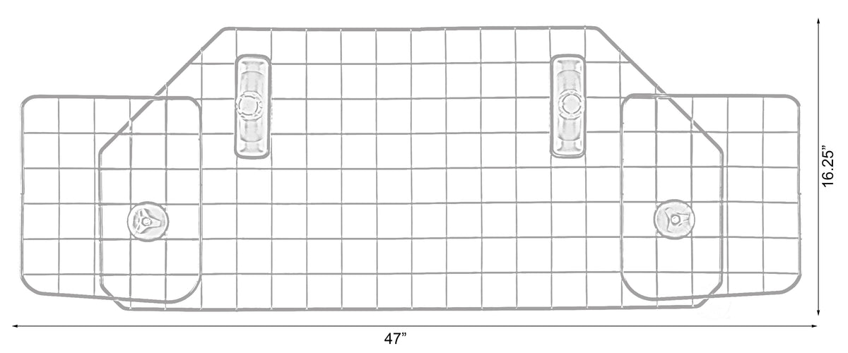 Adjustable Dog Car Gate Backseat Barrier Z8374