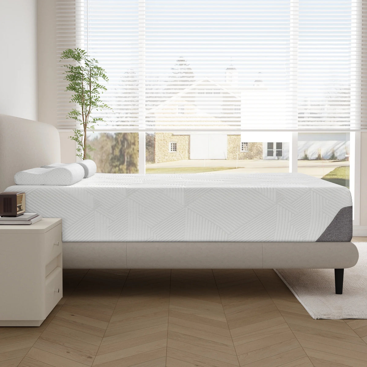King Size Medium Firm Memory Foam Mattress W889284