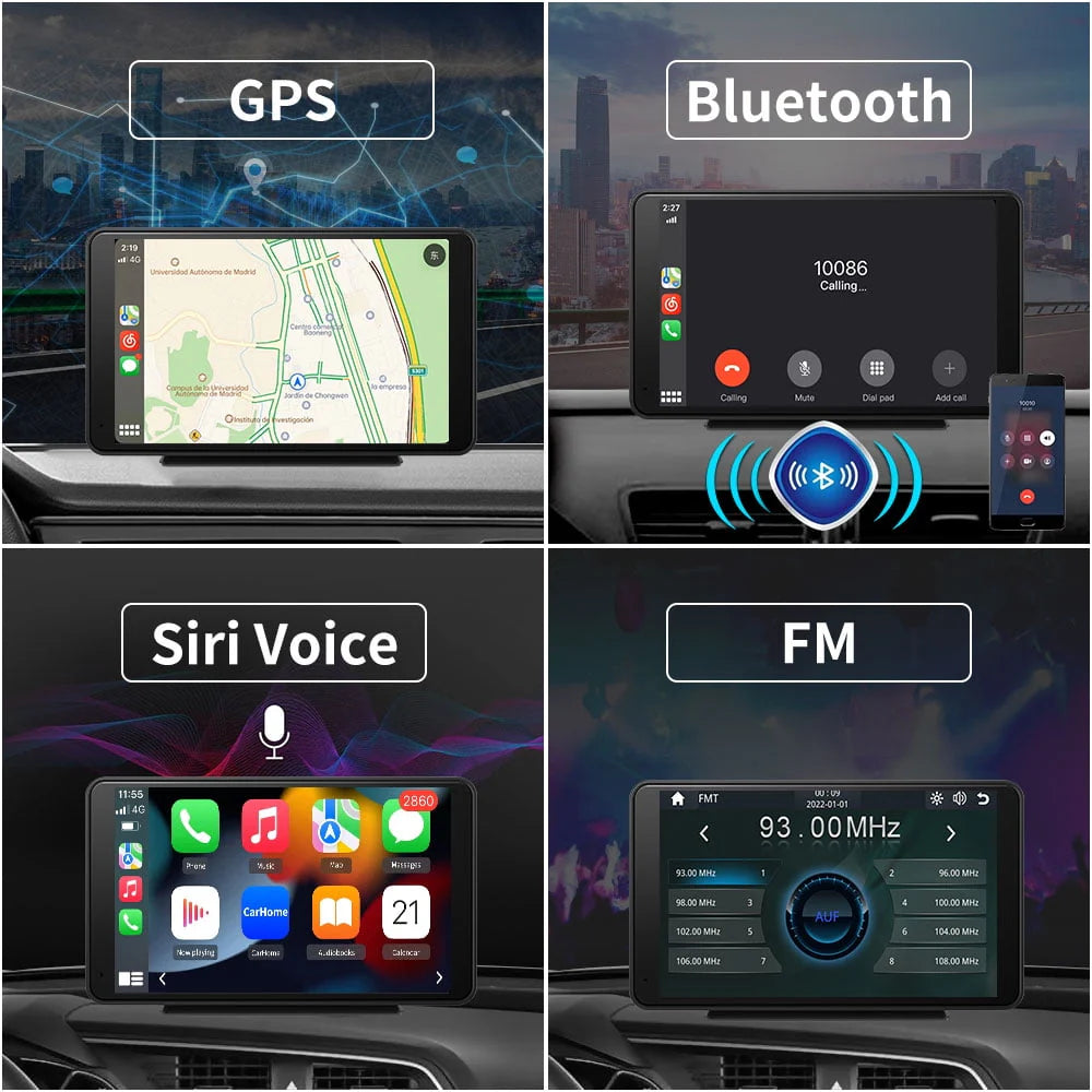 Portable 7Inch Touch Screen Car Stereo Z77992