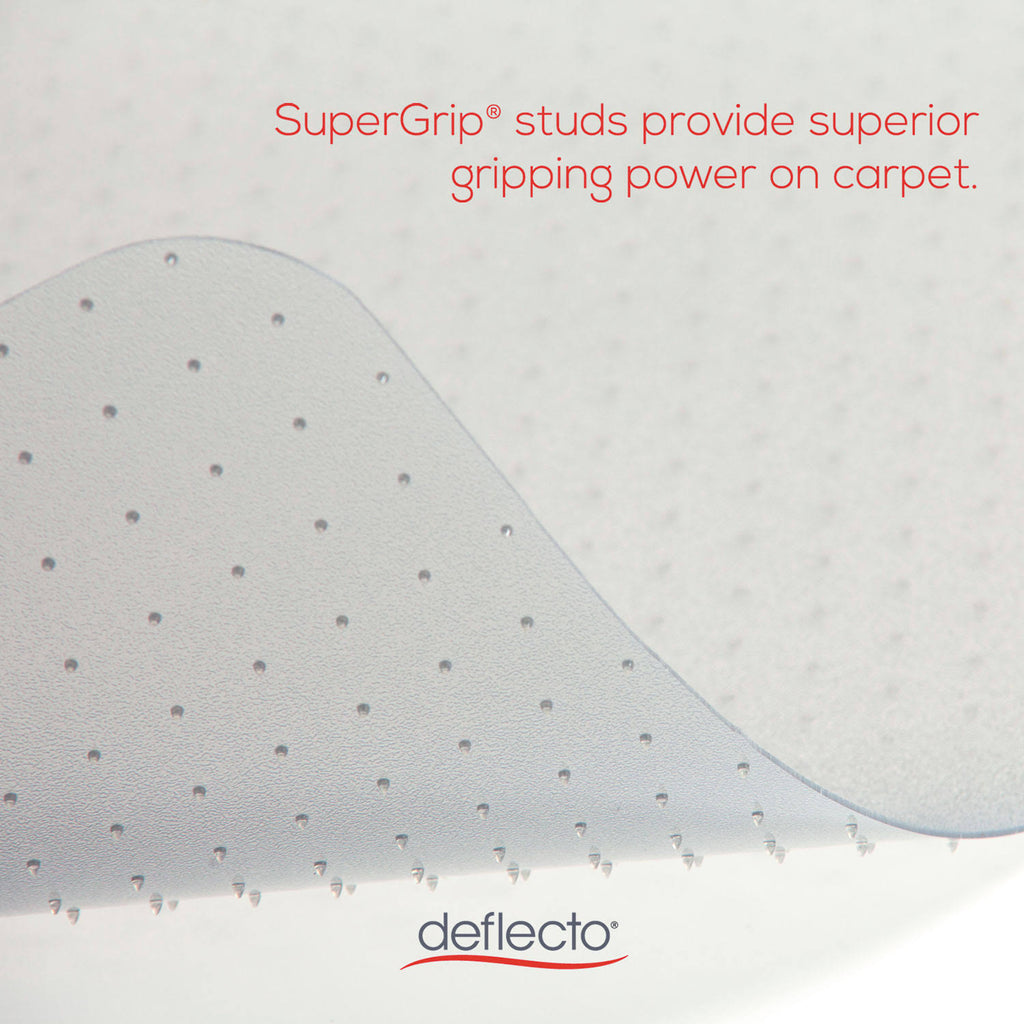 Recycled Chair Mat for Med Pile Carpet, 45x53 O687550