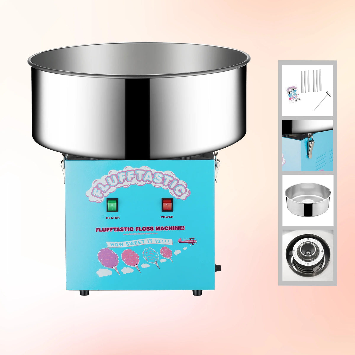 Cotton Candy Machine Stainless Steel H134449