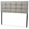 Grey Fabric Full Size Headboard C9638