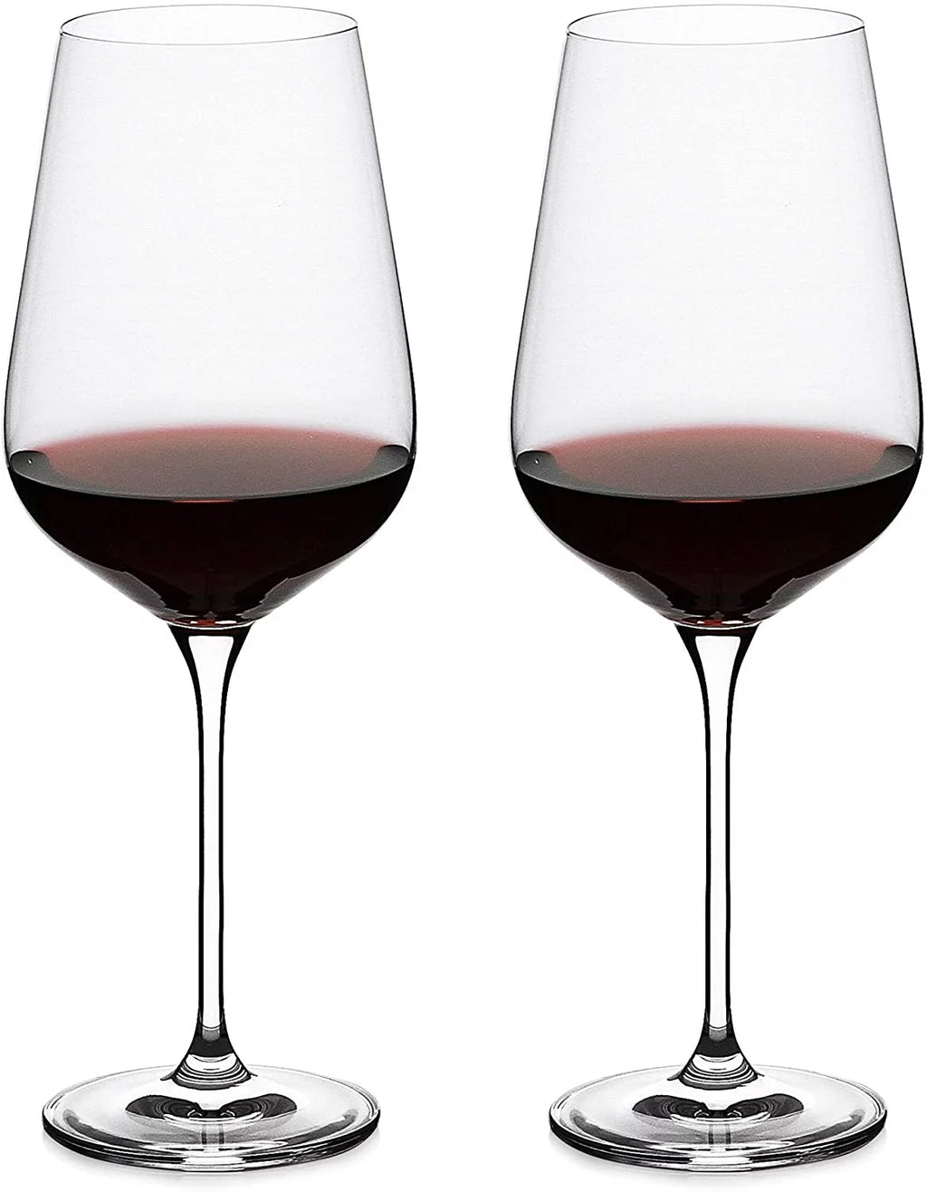 Clear 27 oz Long Stemmed Crystal Wine Glasses Set of 2 K127808