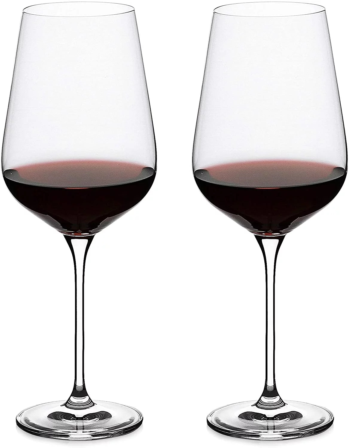 Clear 27 oz Long Stemmed Crystal Wine Glasses Set of 2 K127808