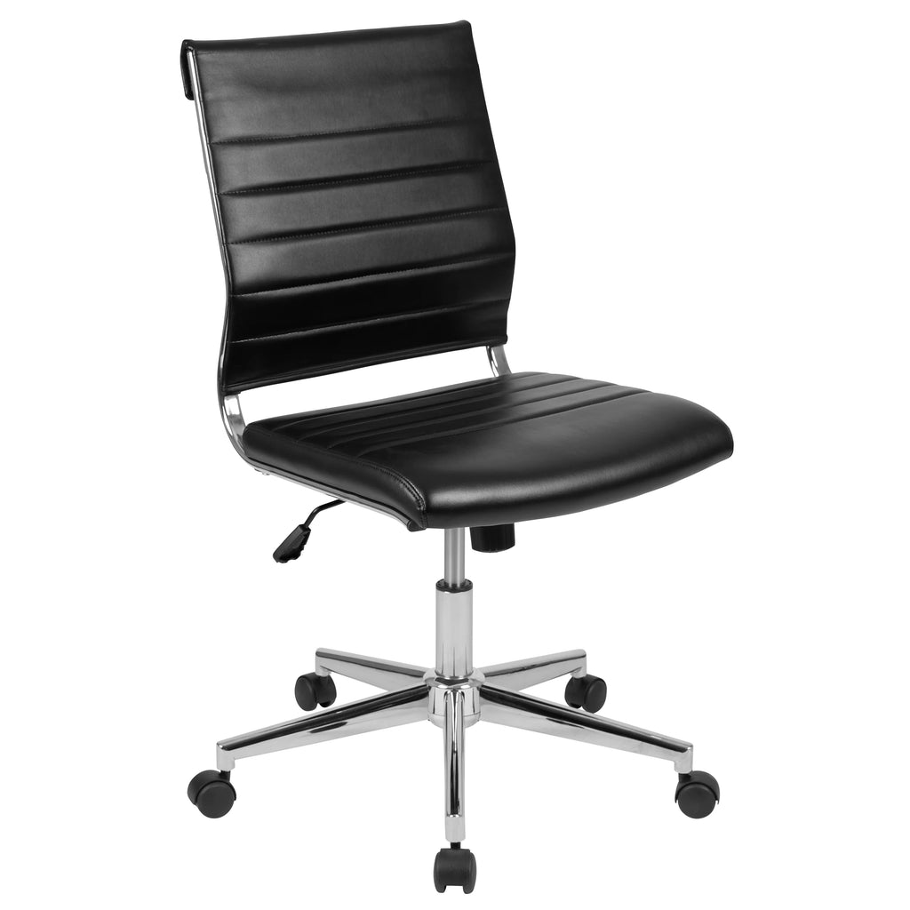 Black LeatherSoft Executive Swivel Office Chair T971019