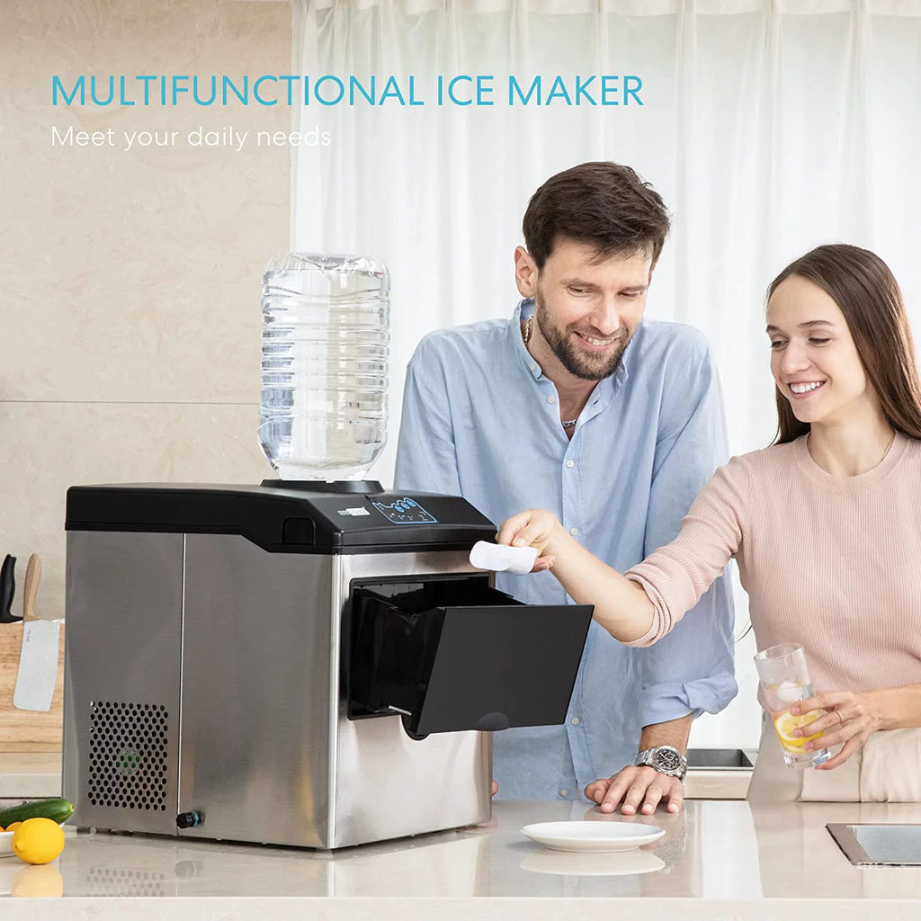 Electric 2 in 1 Countertop Ice Maker with Water Dispenser Y860