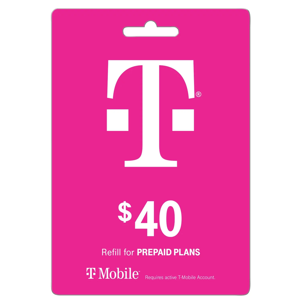 Prepaid $40 Top Up K714