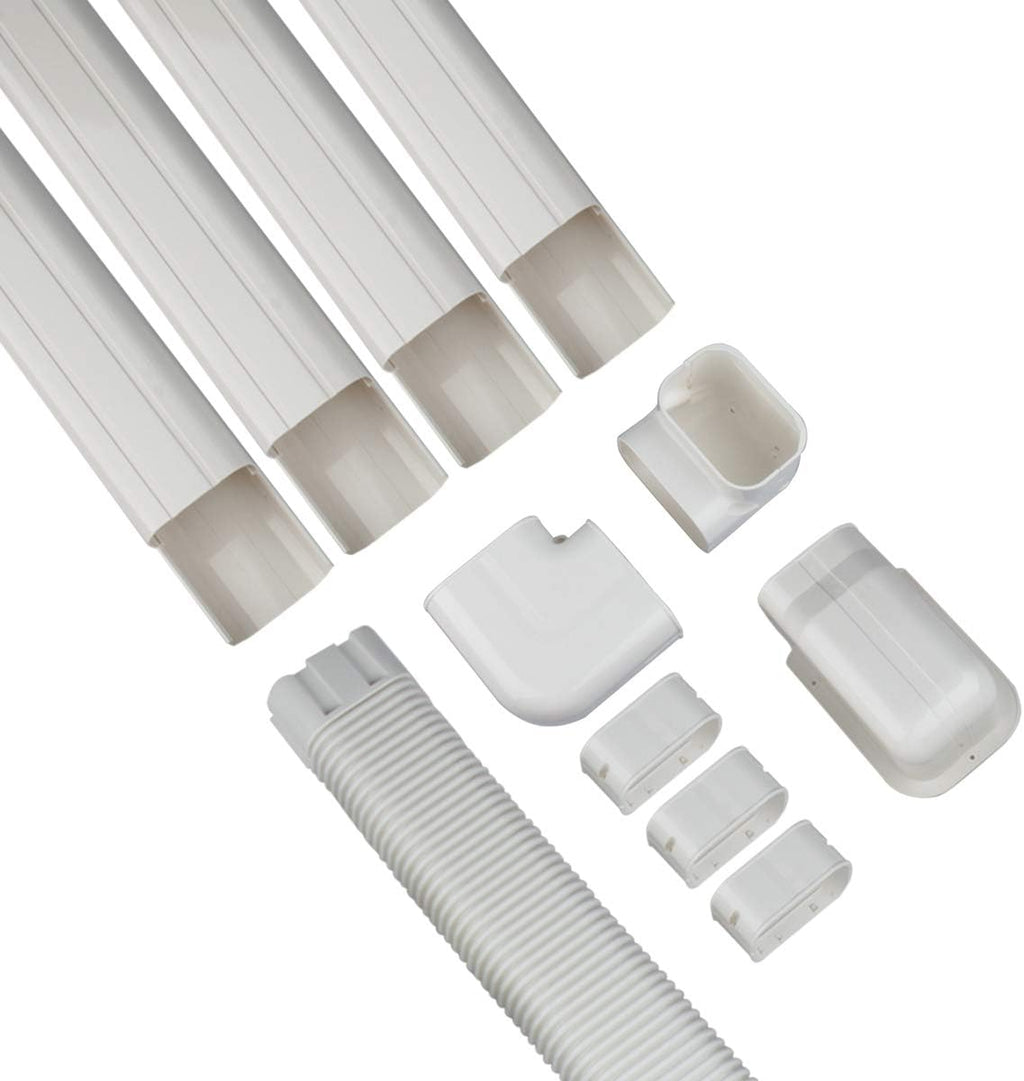 3'' W x 7.5ft L PVC Line Set Cover Kit, Pack of 2 F889936