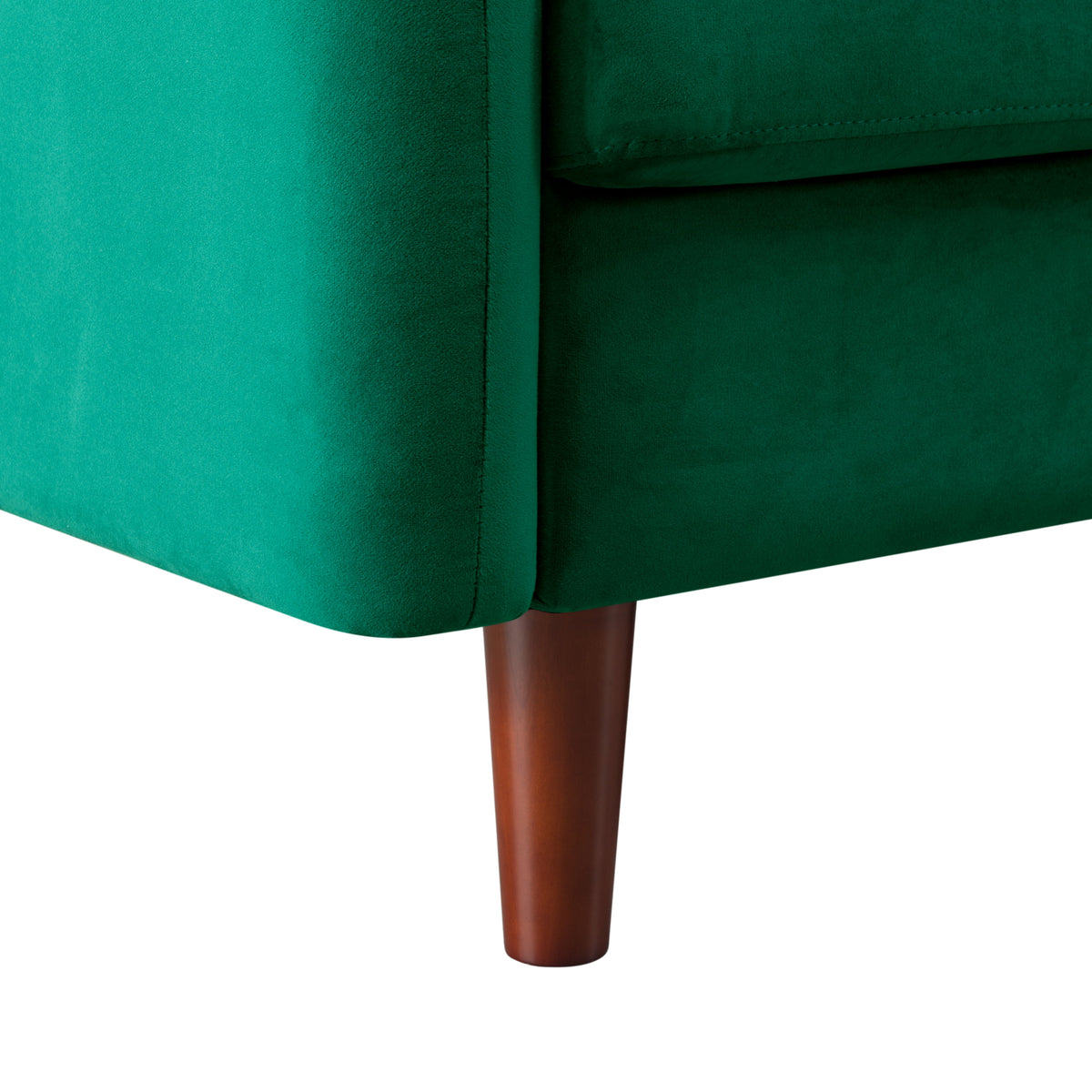 Green Upholstered Loveseat Sofa V326