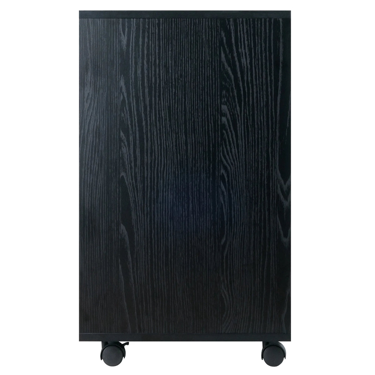 Black Rectangular Cabinet with Multi-Drawer B793397
