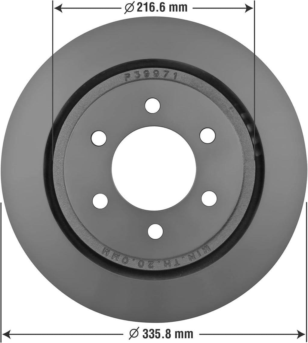 Rear Brake Rotor Pack of 2 U96265