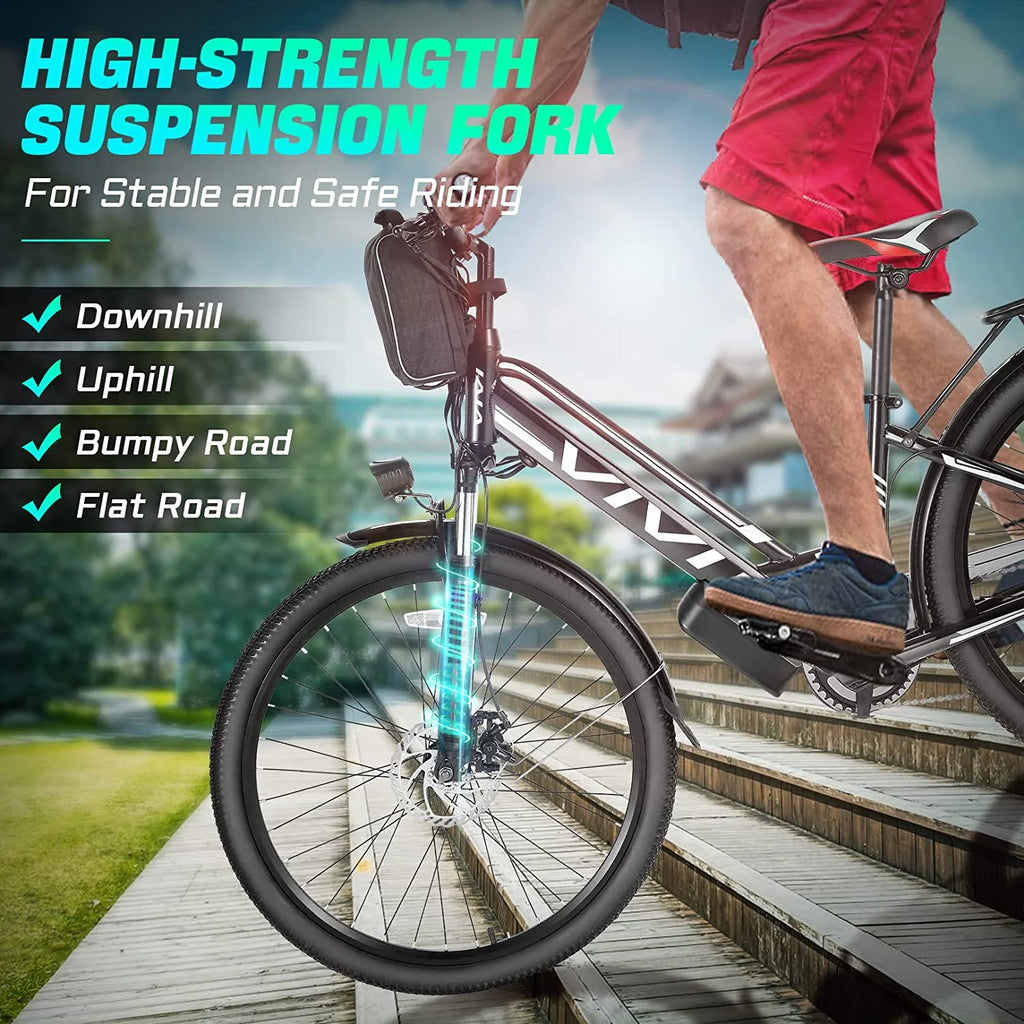 26" 500W Step-Through Electric Bike X75982