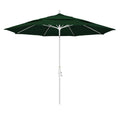 11 ft Aluminum Patio Umbrella Hunter Green B2189