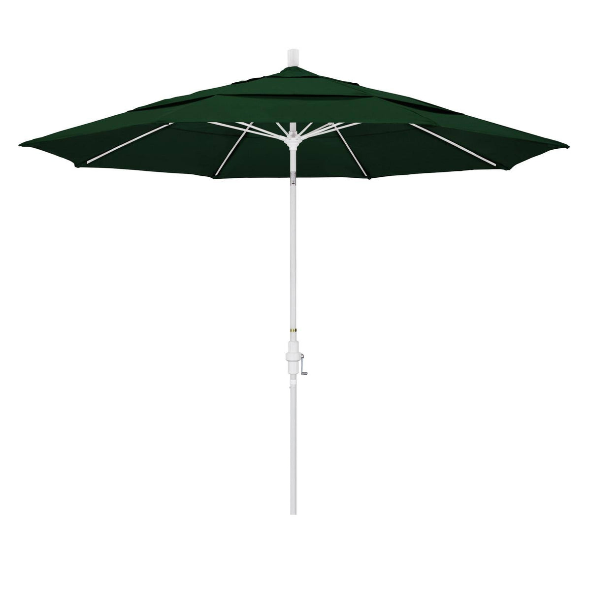 11 ft Aluminum Patio Umbrella Hunter Green B2189