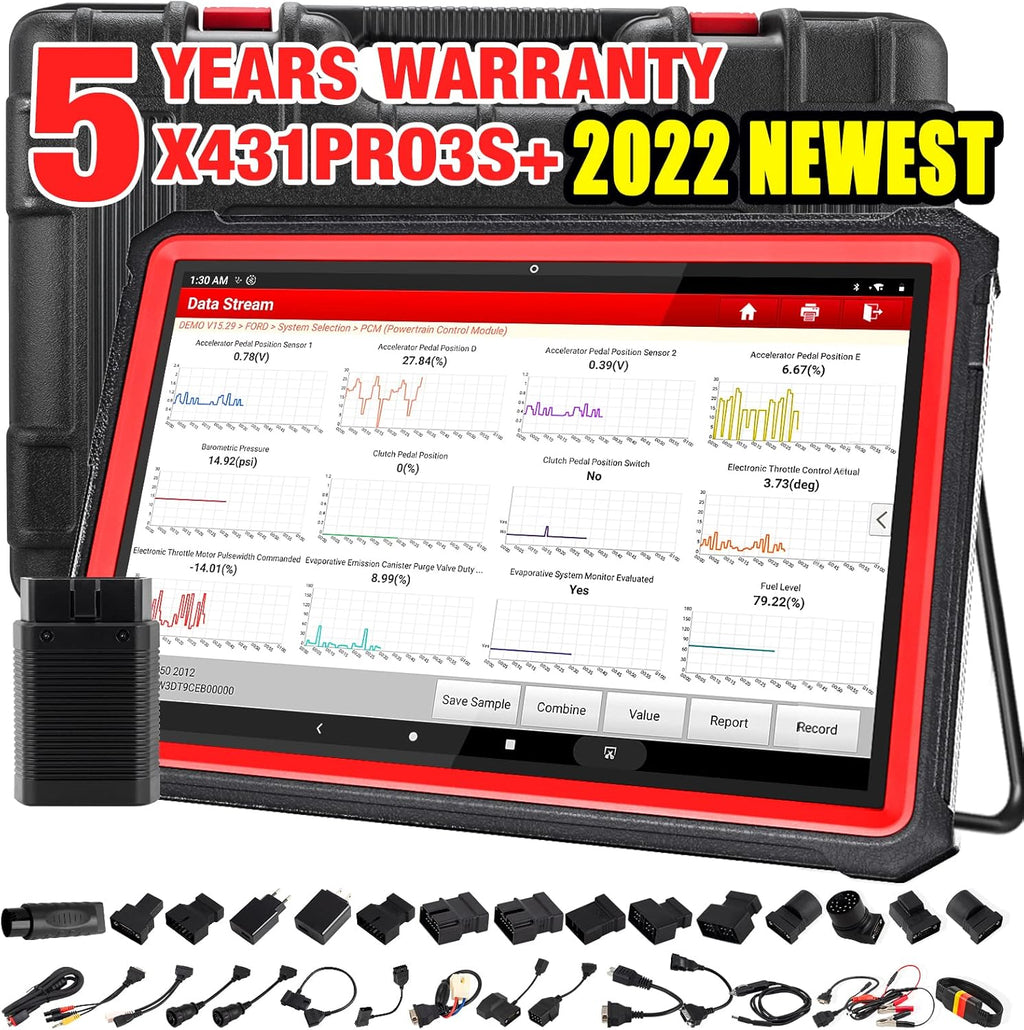 Bi-Directional Scan Tool with 31+ Reset Service, Full System Bluetooth Diagnostic Scanner, ECU Coding X14781
