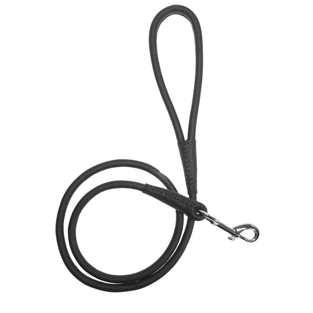Soft Leather Round Leash D949