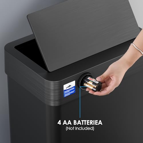 16 Gallon Motion Sensor Trash Can F516