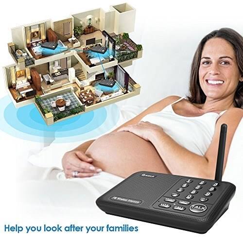 Wireless Intercom System 10 Channel 1800 Feet FM Intercoms M6612