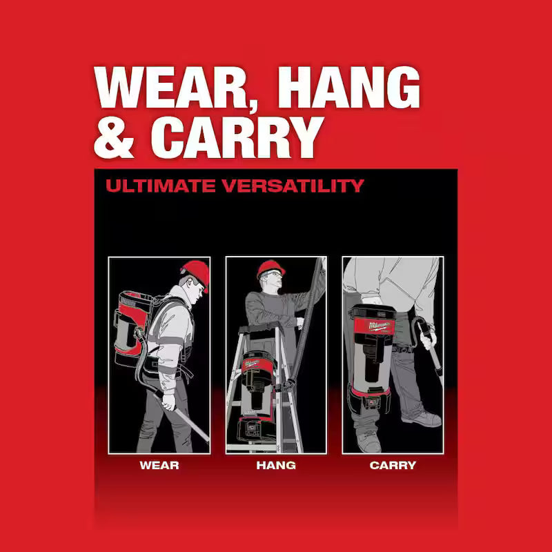 18-Volt Cordless 3-in-1 Backpack Vacuum H294038