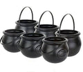 Black Plastic Cauldron 20cm A753279