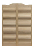 Dixieland Louvered Cafe Interior Swing Wood Door O13428