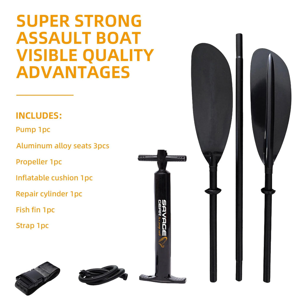 2 Person Inflatable PVC Kayak Boat with Pump and Paddle U879
