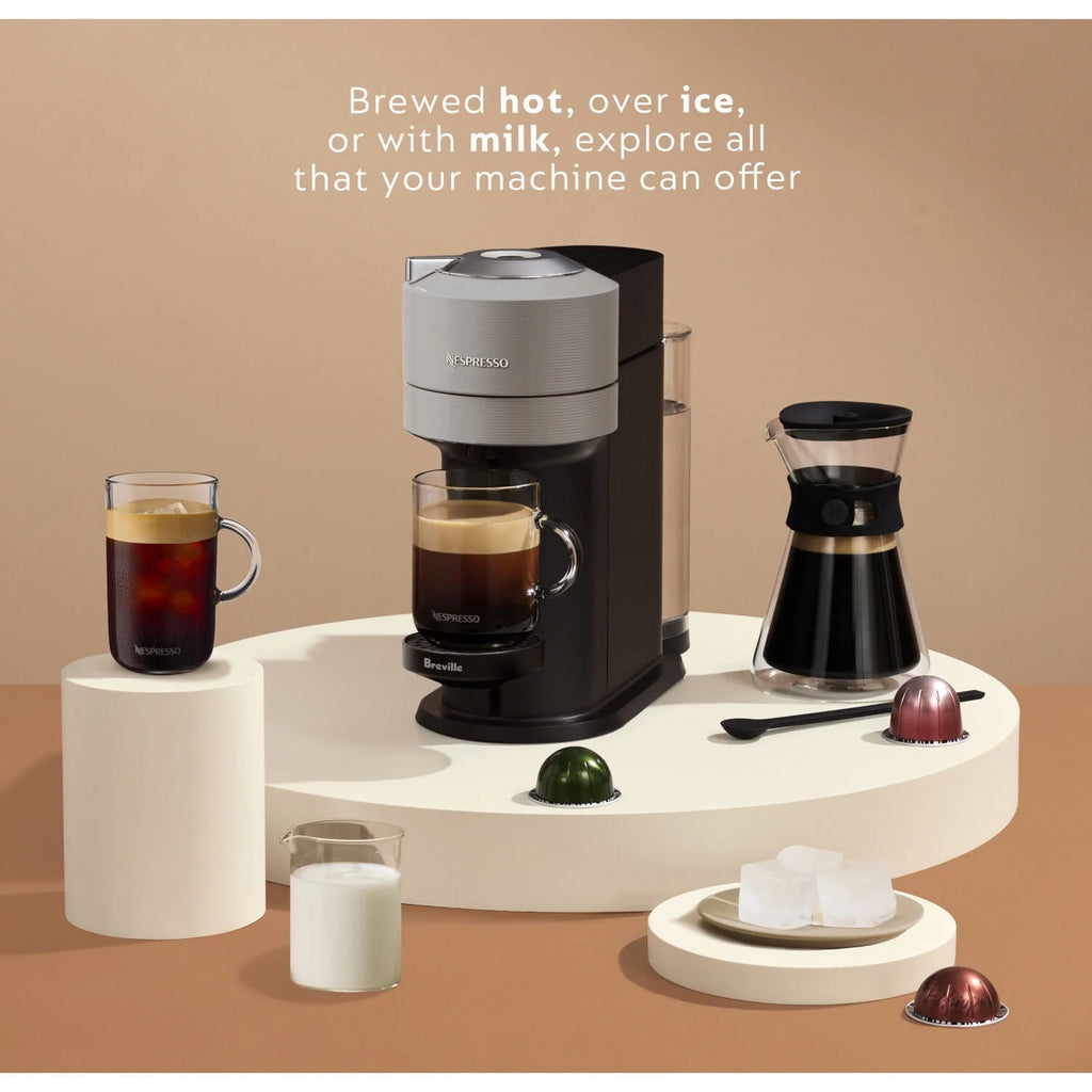 Red Coffee and Espresso Maker with Milk Frother T878124