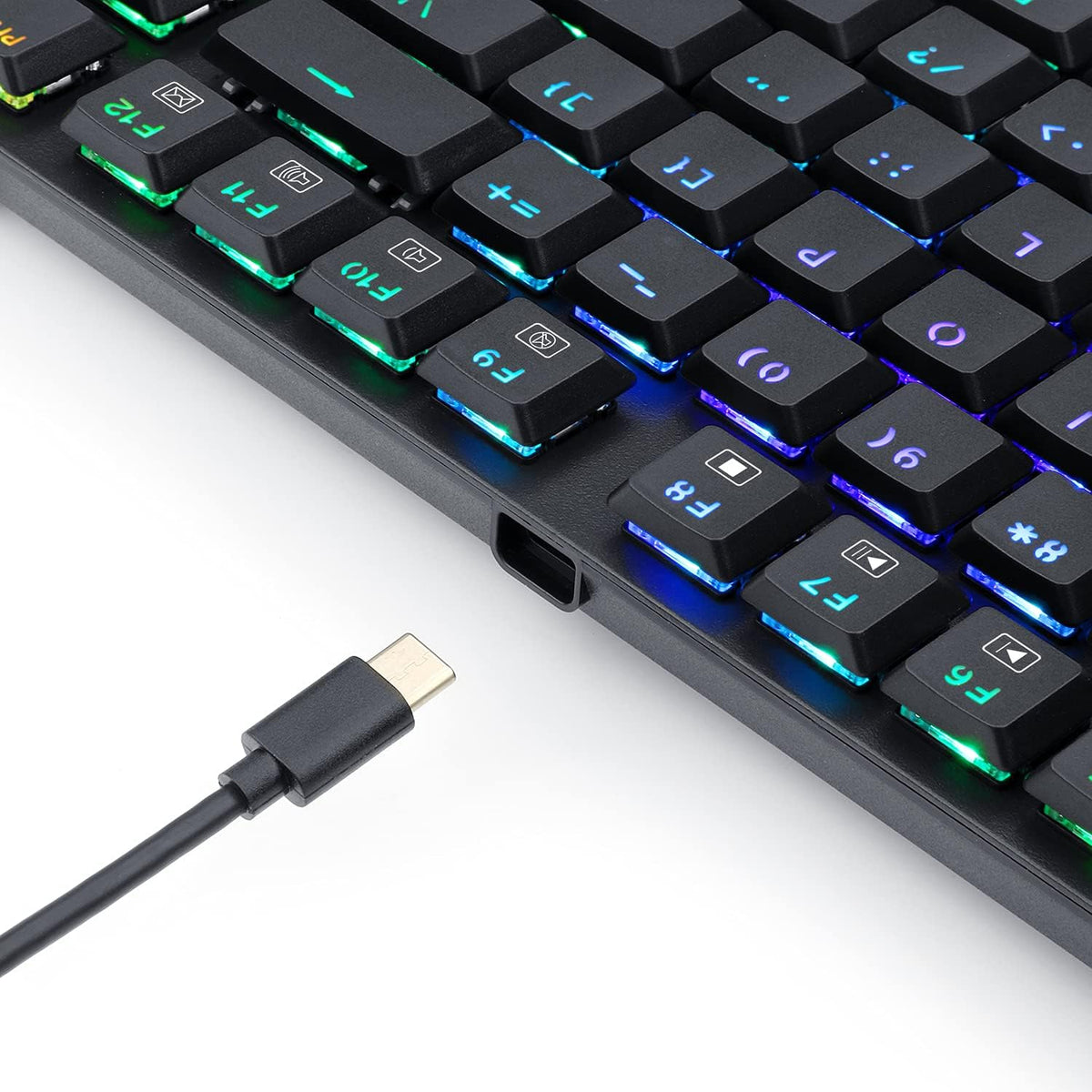 Wireless Mechanical Gaming Keyboard, RGB Backlit, TKL 87 Keys D224