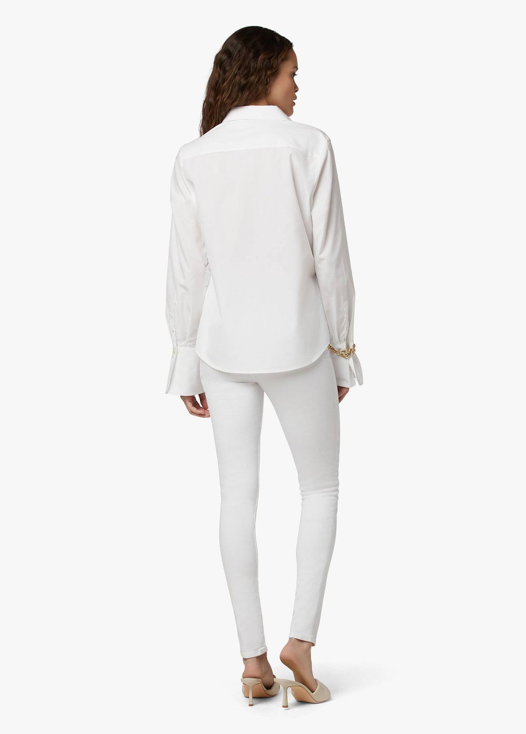 White High Rise Skinny Jeans O684365
