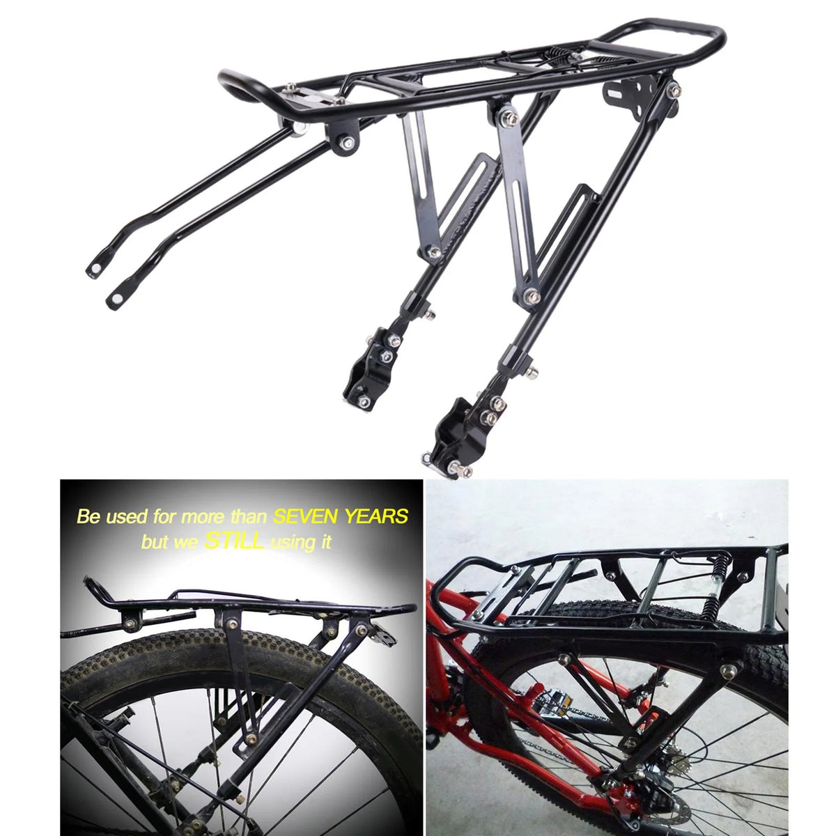 Aluminum Alloy Rear Cycling Touring Carrier Luggage Rack V595