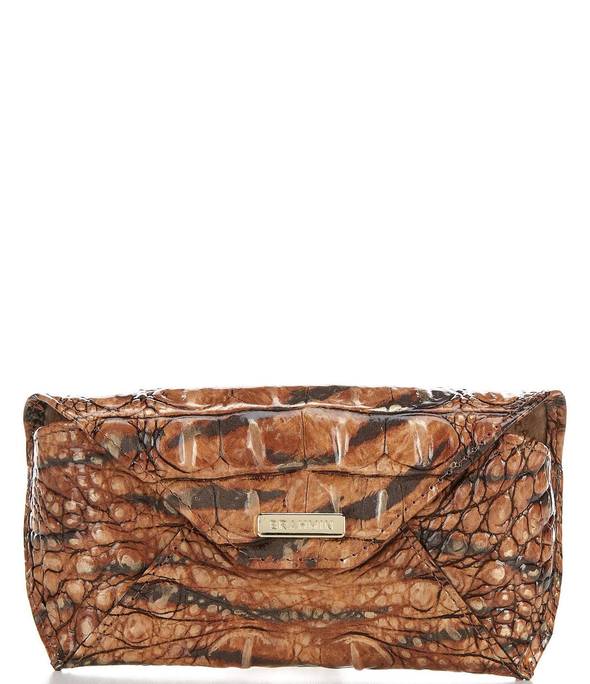 Crocodile Embossed Eyeglass Case I83170