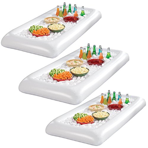 White Inflatable Serving Bar with Drain Plug H527