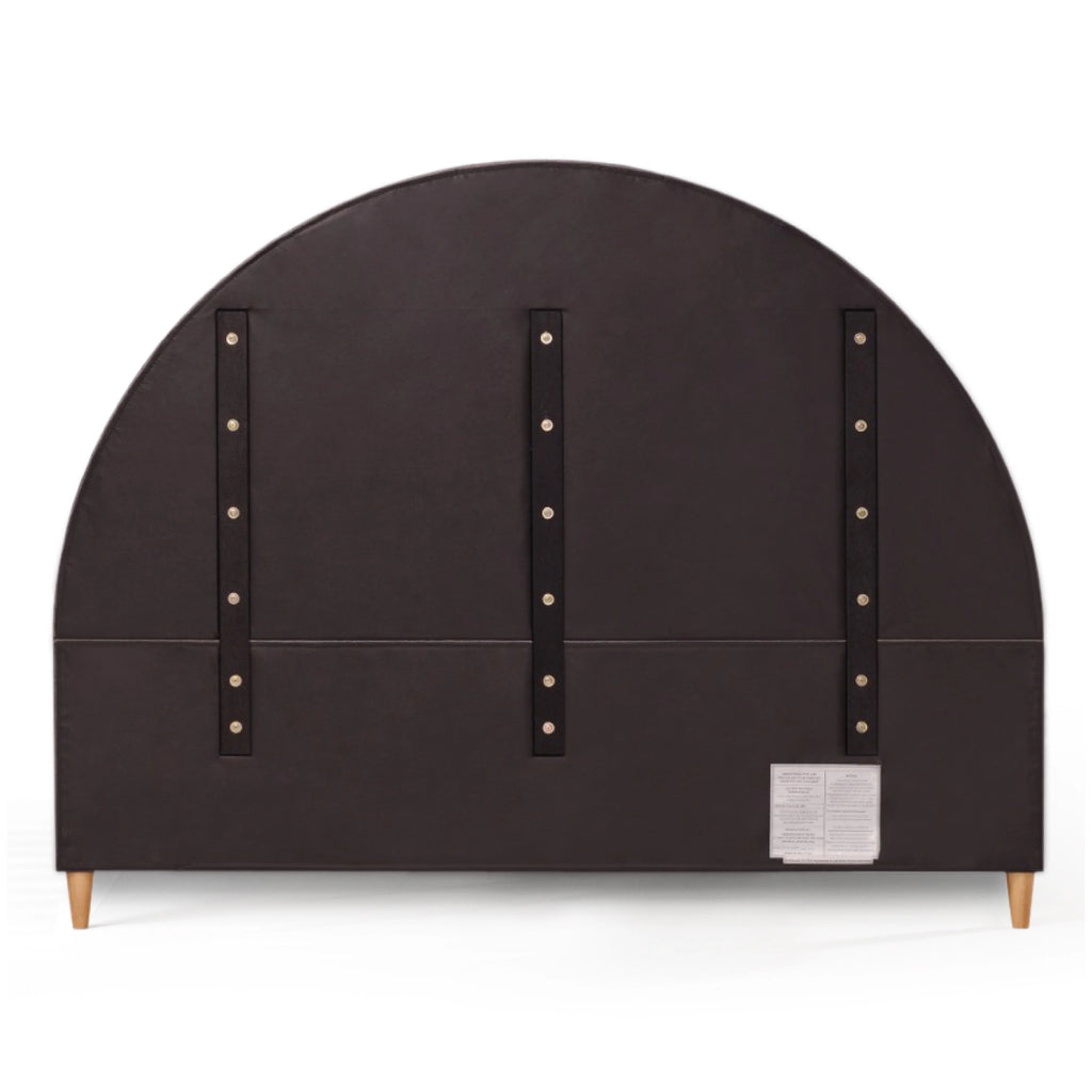 Queen Boucle Arched Headboard Platform Bed L658366