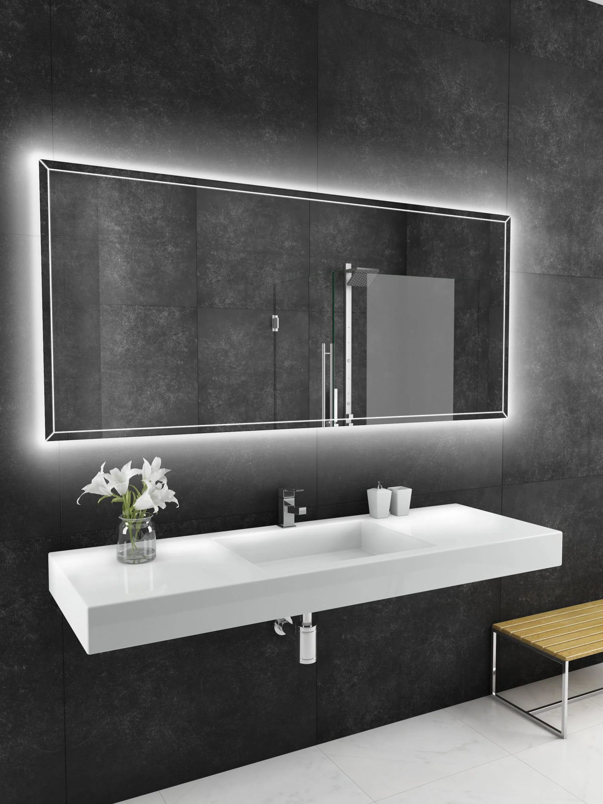 70 x 32 Rectangle Dual Lighted Mirror 6000K G352