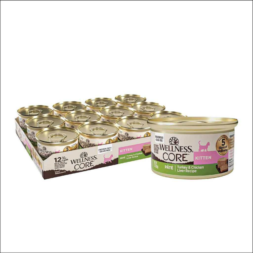 Grain-Free Turkey & Chicken Liver Pate Canned Kitten Food J3840