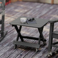All-Weather Portable Folding Side Table Gray H9371