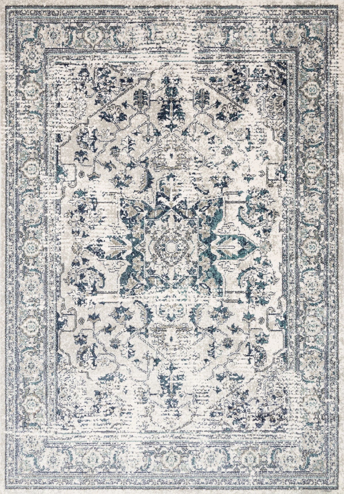Lt. Green Blue 9'6 x 13' Rug J423