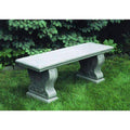 Aged Limestone Cast Stone Garden Bench Q21731