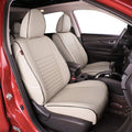 Beige Leatherette Car Seat Covers for Nissan Rogue 2014-2020 D8744