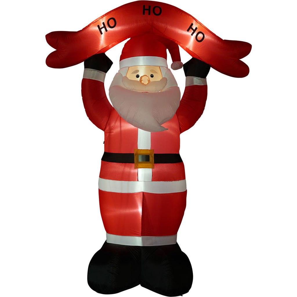 Tall Santa Yard Inflatable with Lights and Storage Bag 120" C4439